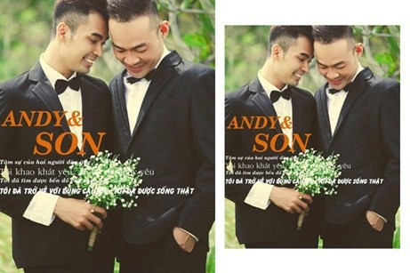 Andy Nguyễn năm nay 25 tuổi, là đồng tính nam, quê quán ở Tây Ninh nhưng hiện đang làm việc tại TP HCM với tư cách là một chuyên viên trang điểm chuyên nghiệp. Anh quen với người bạn đời của mình, Hải Sơn (33 tuổi, cũng đồng tính nam), thông qua lời mai mối của một người bạn.