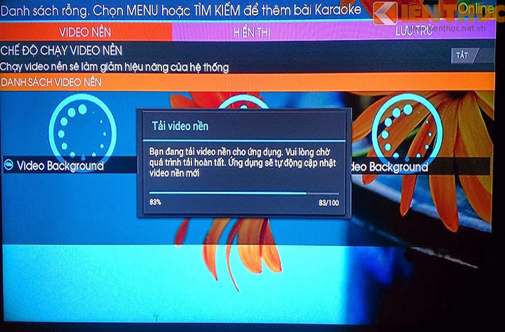 Đối với ứng dụng karaoke của ZTV, phần tải video nền chưa đa dạng, không có hình đại diện và nội dung video để người dùng tham khảo trước khi có ý định tải về.