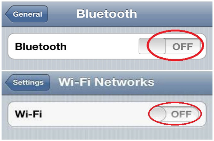 Nếu không dùng đến, hãy tắt Bluetooth hoặc Wifi để tiết kiệm pin.