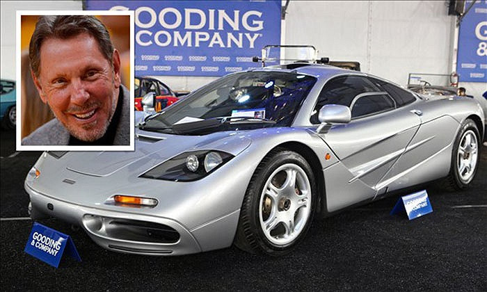CEO của công ty Oracle và là tỷ phú giàu thứ 6 trên thế giới, Larry Ellison là một tín đồ tốc độ và ông này hiện đang sử dụng siêu xe McLaren F1 với khả năng đạt vận tốc tối đa lên tới 400 km/h.