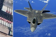 Những chiếc F-22 tại căn cứ không quân Ovda ở Israel
