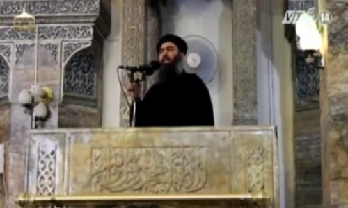 IS công bố clip thủ lĩnh Abu Bakr Al Baghdadi còn sống