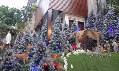 Ngắm khu vườn Giáng sinh đẹp mê hồn của Đàm Vĩnh Hưng