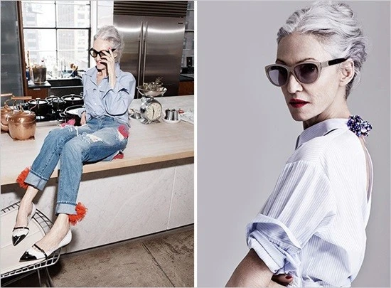 Sự trẻ đẹp vô lý của những người mẫu đã lên chức cụ