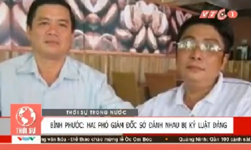 Kỷ luật hai Phó Giám đốc Sở đánh nhau