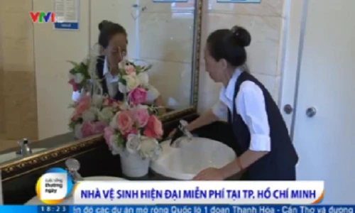 Cận cảnh nhà vệ sinh “5 sao” miễn phí tại TP.HCM