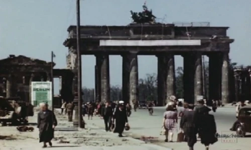 Đoạn phim màu hiếm về Berlin hai tháng sau Thế chiến II