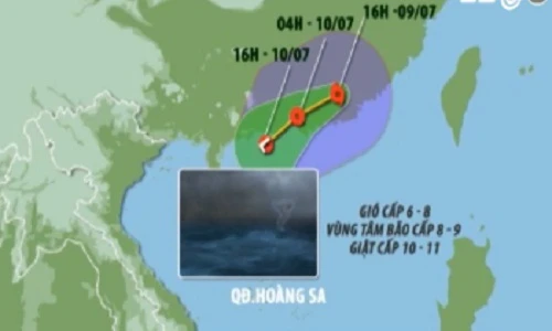 Bão số 2 diễn biến phức tạp, đi vào vịnh Bắc Bộ