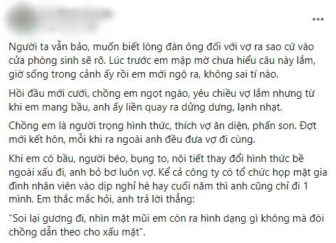 Chồng tuyên bố 'thà bỏ tiền mua vui còn hơn chịu mùi vợ đẻ' Chong tuyen bo 'tha bo tien mua vui con hon chiu mui vo de'