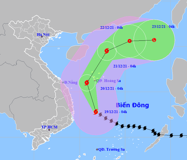 Biển Đông hứng bão mạnh nhất lịch sử, hướng vào Bình Định - Khánh Hòa Bien Dong hung bao manh nhat lich su, huong vao Binh Dinh - Khanh Hoa