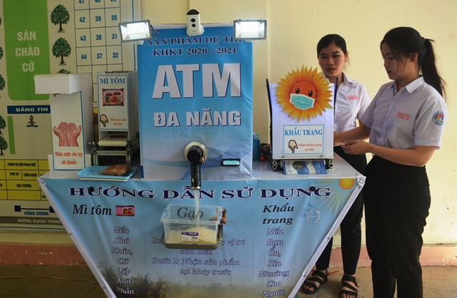 Máy ATM gạo bất ngờ "chuyển thành" ATM phòng dịch COVID-19 - Hình 2 May ATM gao bat ngo