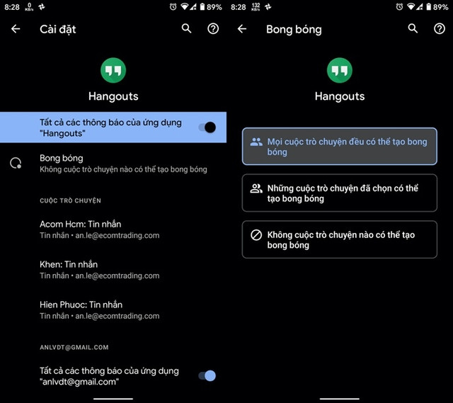 Kích hoạt tính năng bong bóng chat Android 11 giống Facebook Messenger - Hình 5 Kich hoat tinh nang bong bong chat Android 11 giong Facebook Messenger-Hinh-5