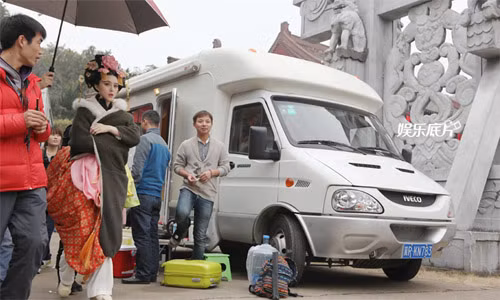 Cận cảnh Phạm Băng Băng trên phim trường Võ Tắc Thiên