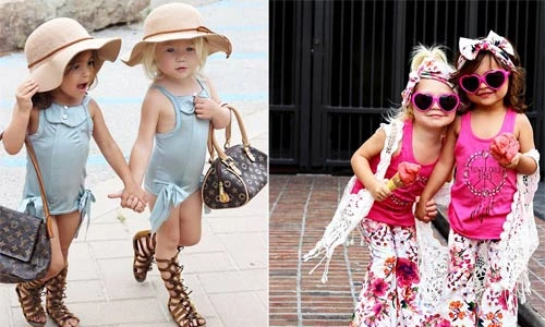 Mẫu nhí 2 tuổi gây bão Instagram với thời trang sành điệu