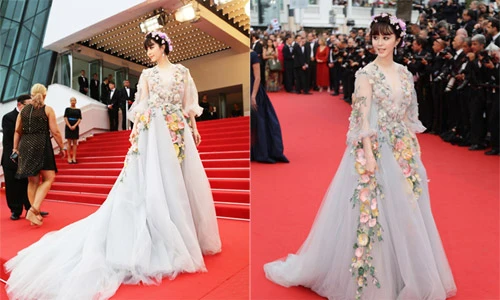 Phạm Băng Băng hóa tiên nữ trên thảm đỏ Cannes