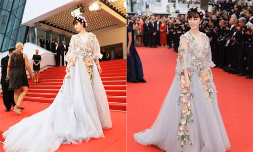Phạm Băng Băng hóa tiên nữ trên thảm đỏ Cannes