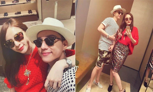 Angela Phương Trinh mặc sành điệu đi shopping ở Singapore