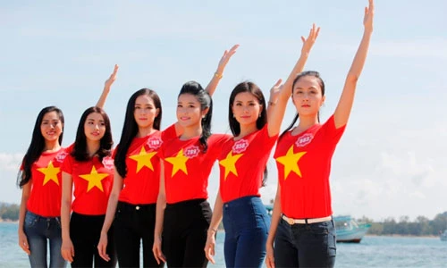 Hoa Hậu Việt Nam 2014 rạng ngời tại Phú Quốc