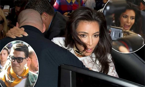 Kim Kardashian bị giật tóc, xô ngã trên thảm đỏ