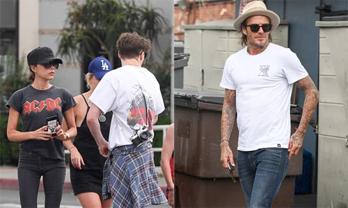 Beck-Vic vui vẻ cùng nhau đi chơi xóa tin đồn ly thân