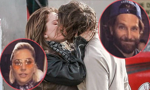 Lady Gaga hôn chồng sắp cưới của Irina Shayk say đắm