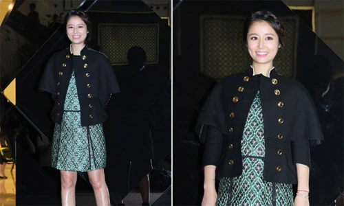 Lâm Tâm Như ôm bụng bầu đi sự kiện