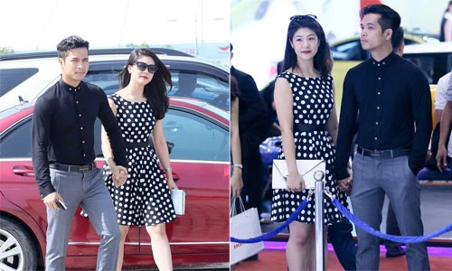 Trương Thế Vinh dẫn bạn gái phi công đi sự kiện