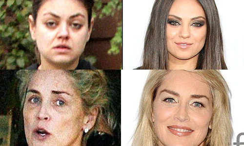 Khuôn mặt khác nhau một trời một vực của sao