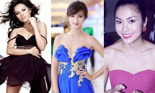 Những cô nàng ngực nhỏ vẫn hút mắt của Vbiz