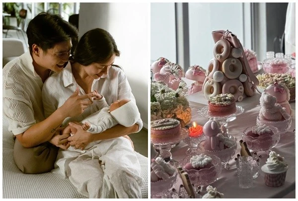 Ngô Thanh Vân mừng đầy tháng con gái đầu lòng