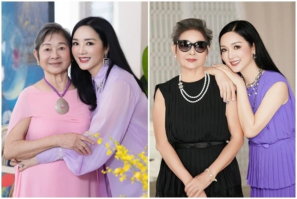 Mẹ ruột Hoa hậu Giáng My sang trọng, quý phái 