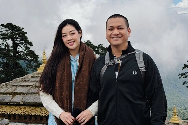 Hoa hậu Khánh Vân và chồng du lịch 'vương quốc hạnh phúc' Bhutan