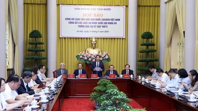 Lệnh của Chủ tịch nước công bố 9 luật đã được Quốc hội thông qua