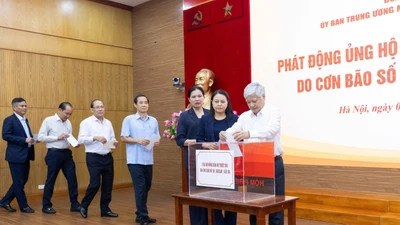 MTTQ Việt Nam tiếp nhận 673 tỷ đồng ủng hộ đồng bào bị thiệt hại do bão số 10