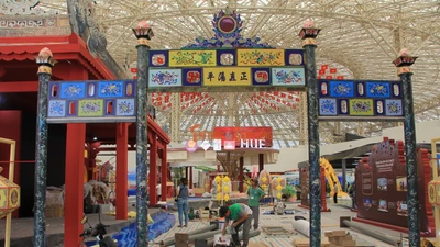 Triển lãm Thành tựu đất nước với gian hàng địa phương đậm nét đặc trưng
