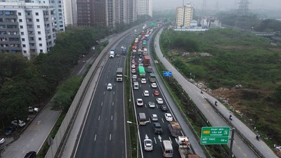 Phân luồng xe đi cao tốc Cầu Giẽ - Ninh Bình 