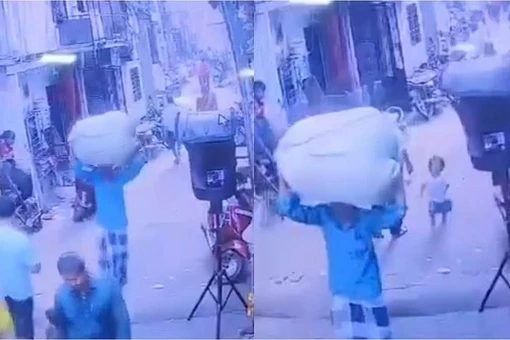 Bé gái 4 tuổi tử vong sau khi bị loa phát thanh đổ sập xuống người