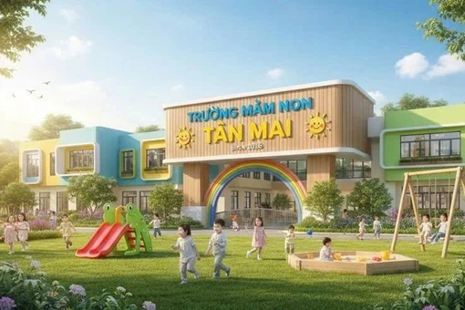 Công ty Thành Kiên trúng gói thầu thiết bị Trường Mầm non Tân Mai