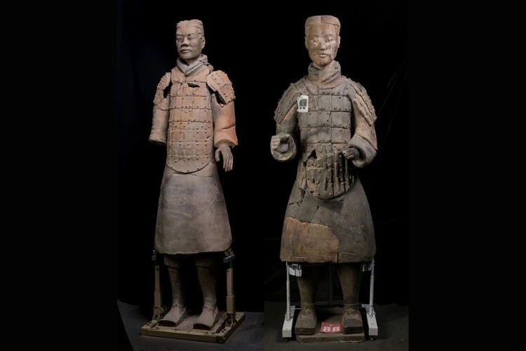 “Nóng hổi” chùm ảnh phục hồi đội quân đất nung trong mộ Tần Thuỷ Hoàng