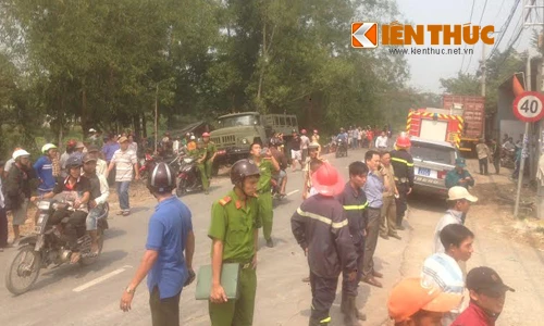 Hiện trường trực thăng UH-1 rơi, 4 chiến sĩ hy sinh