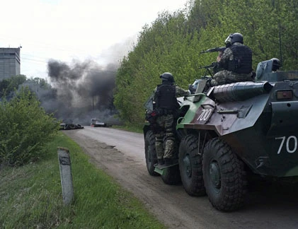 Diễn biến qua ảnh cuộc tấn công của QĐ Ukraine ở Slavyansk