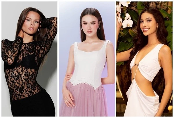 Đọ sắc 3 á hậu Miss Earth 2025