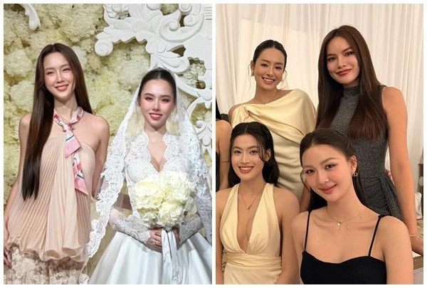 Sao Việt mừng Á hậu Tâm Như lên xe hoa