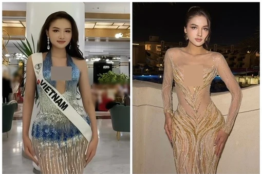 Á hậu Thu Ngân đẹp ngọt ngào ở Miss Intercontinental