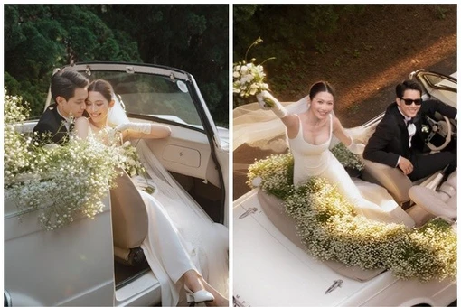 View - Ảnh cưới đẹp như phim điện ảnh của Á hậu Quỳnh Châu và chồng doanh nhân | Báo Tri thức và Cuộc sống - TIN TỨC PHỔ BIẾN KIẾN THỨC 24H