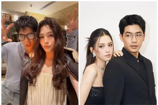 Hoa hậu Tiểu Vy - diễn viên Quốc Anh ngày càng thân thiết