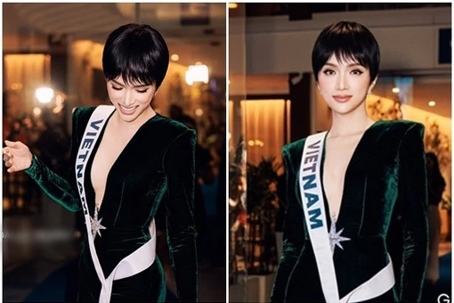 View - Hương Giang gây ấn tượng tại Miss Universe 2025 với tóc tém cá tính | Báo Tri thức và Cuộc sống - TIN TỨC PHỔ BIẾN KIẾN THỨC 24H