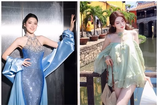 Hoa hậu Phương Oanh khoe da trắng, chân thon với trang phục gợi cảm