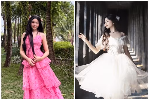 Con gái đầu lòng của Quyền Linh ghi điểm với phong cách tiểu thư