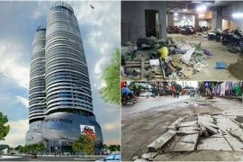 Vạch trần loạt chung cư vô tư “cày nát” vỉa hè tiền tỷ